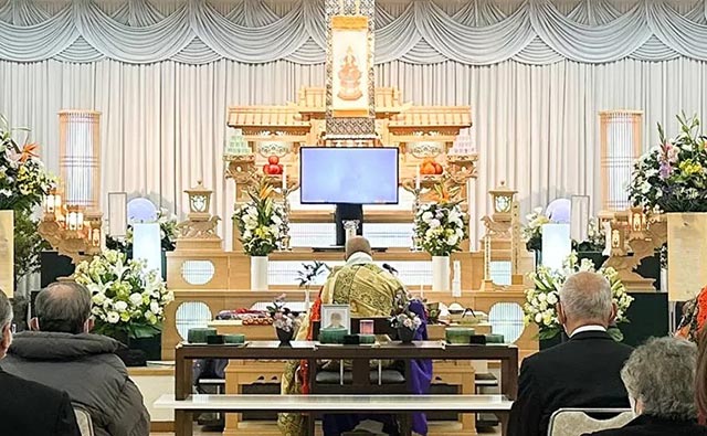 榎町地域センターでの家族葬の葬儀参考イメージ